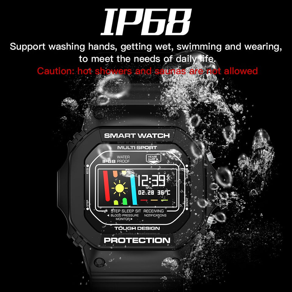 Smart Relógio a Prova D'Água IP68 com Diversas Funções